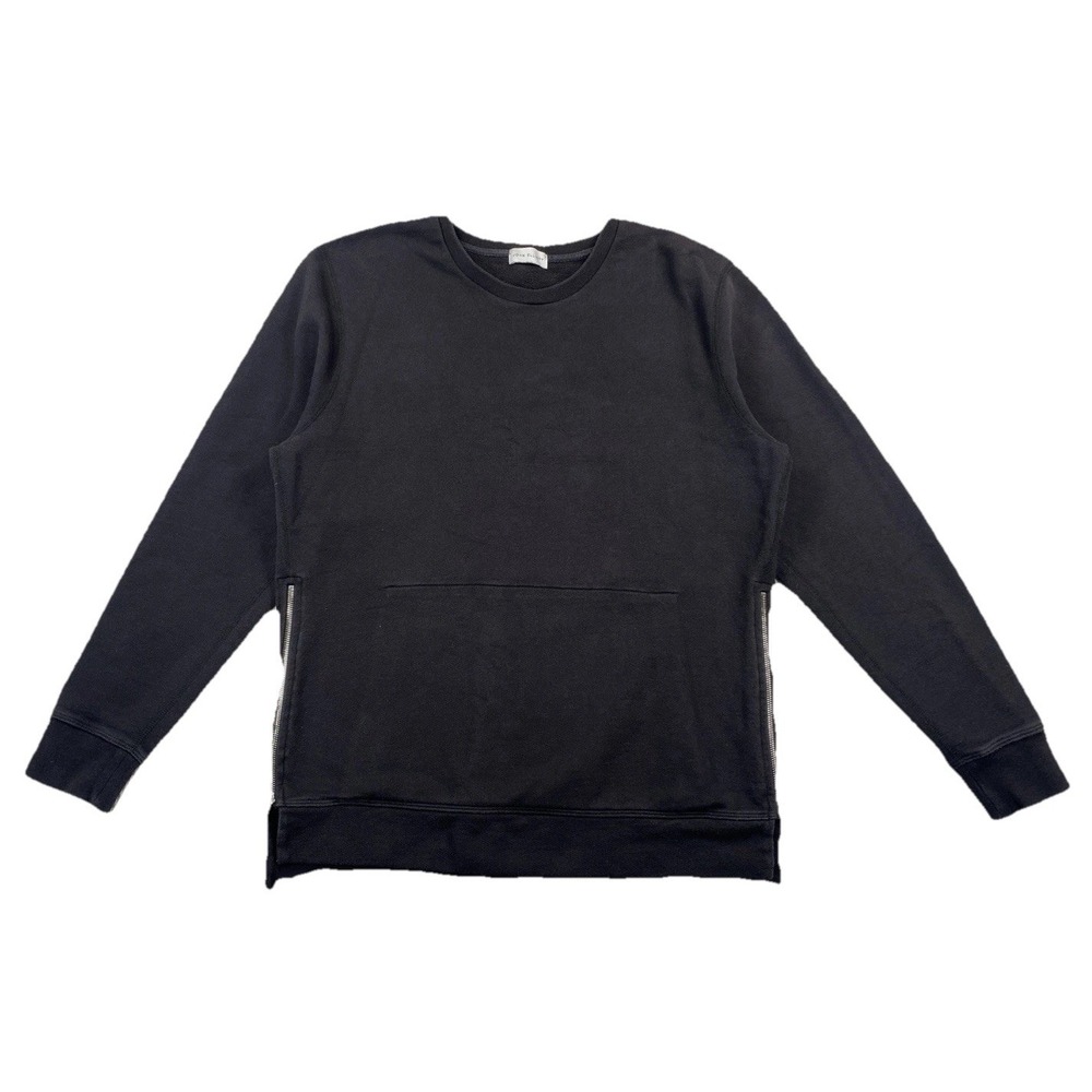 John Elliott French Terry Pullover Sweater Cotton Black USA Size 4